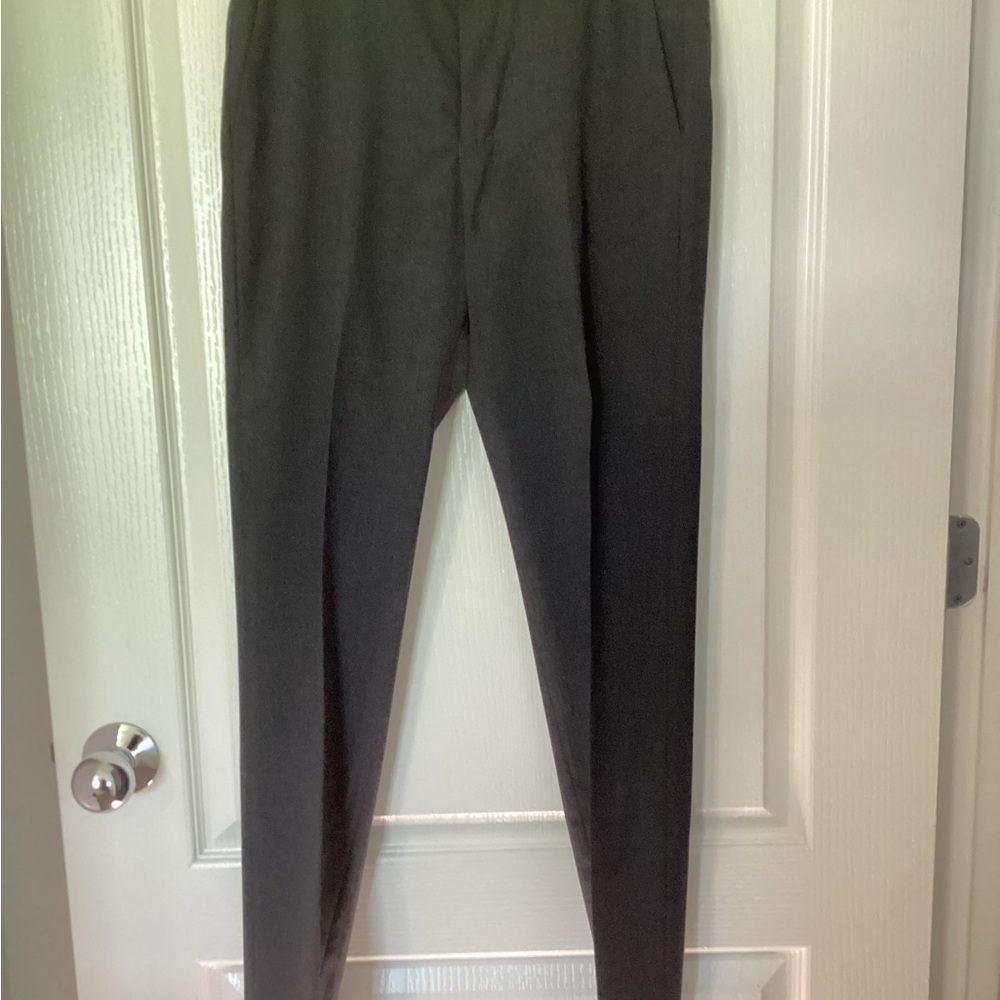 Murano Gray Slim Fit Dress Pants for Timeless Elegance, 29x30
